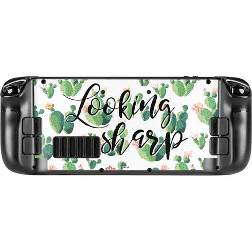 Looking Sharp Steam Deck Handheld Gaming Computer Skin